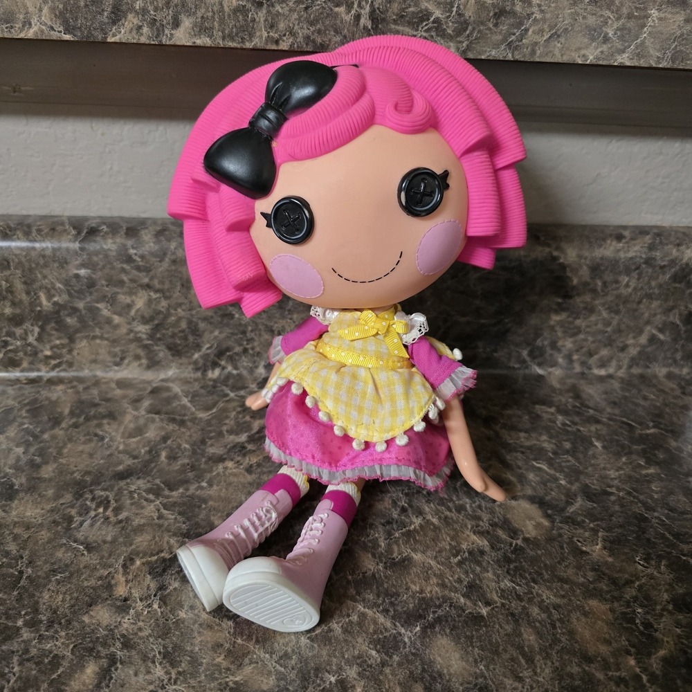 Lalaloopsy Crumbs Sugar Cookie 2009 12" Doll w Dress & Shoes EUC MGA